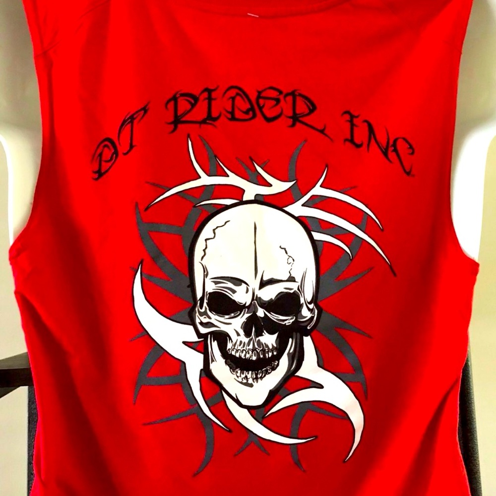 Skull Sleeveless Tank Top-DTRIDER Co.